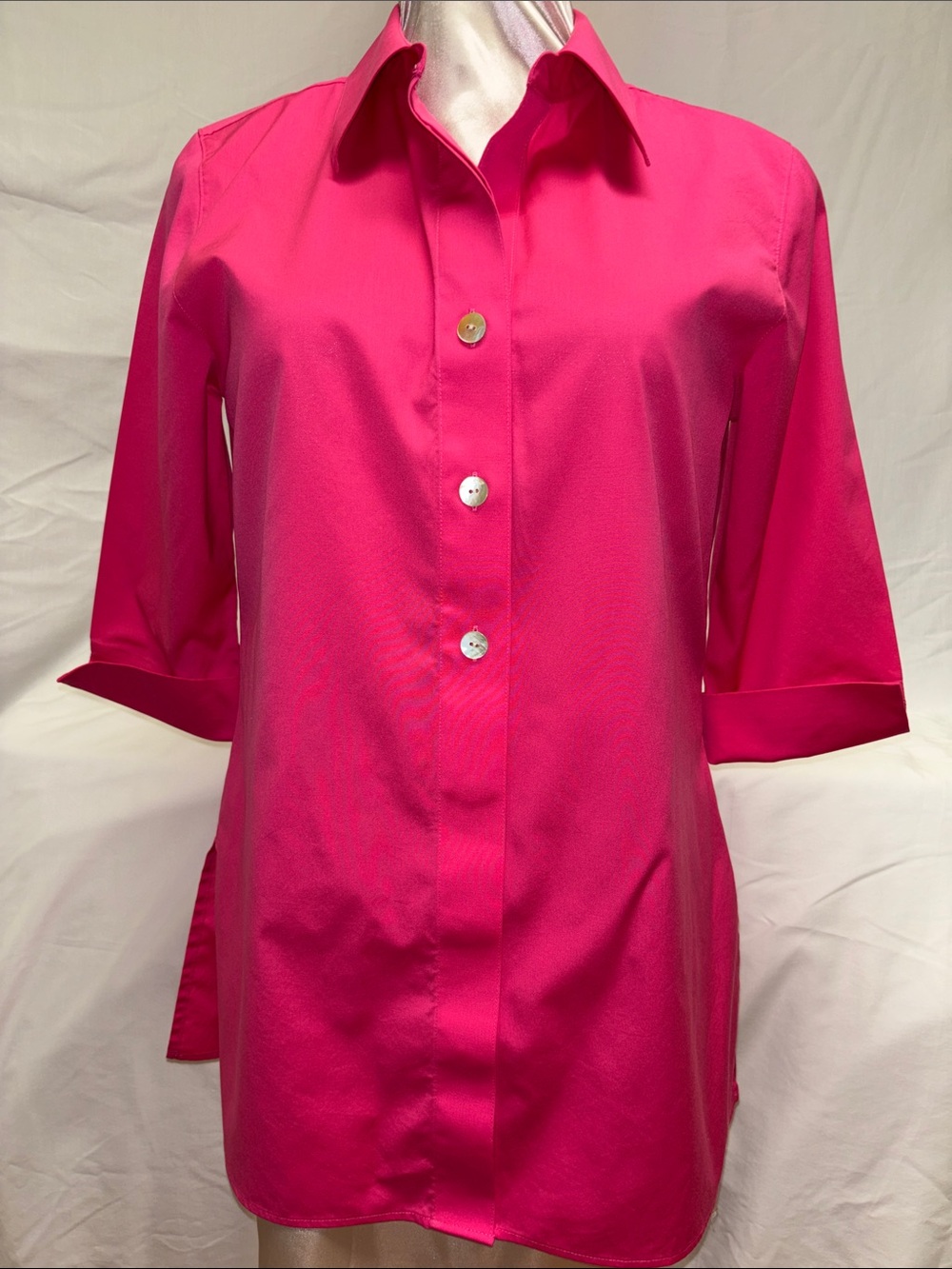 Investments Women's Bright Fuchsia Button-Down Shirt